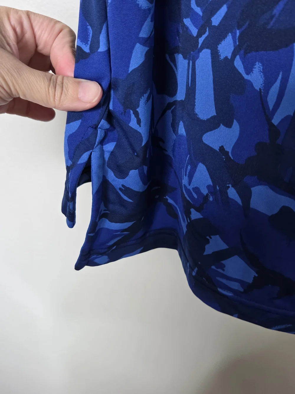 Ralph Lauren Blue Camouflage-Print Polo